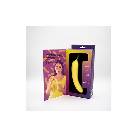 Banana Cream Air Pulse G Spot Vibrator By Natalies Toy Box - Clit Ticklers and Pulsators