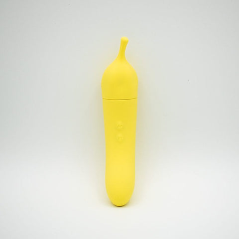 Banana Cream Air Pulse G-Spot Vibrator by Natalies Toy Box - Clit Ticklers and Pulsators