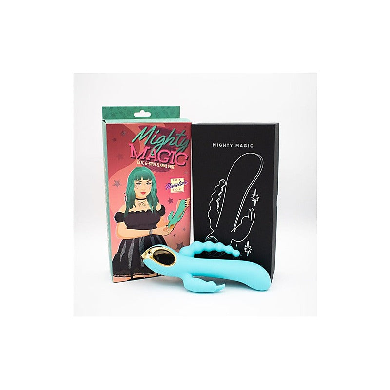 Natalies Toy Box Mighty Magic Clit G Spot & Anal Vibrator - Rabbit Vibrators