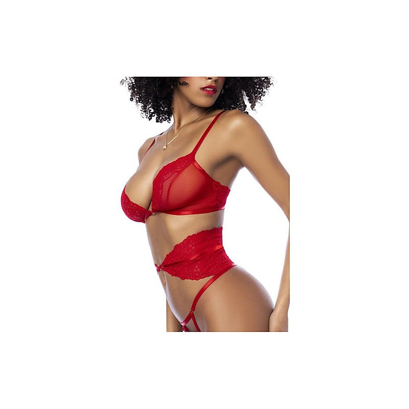 3 Piece Bra, Panties And Flexible Corset Set By Mapale - Bras and Bra Sets