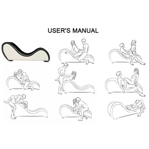 Daytona Mebon Chaise Love Lounge Studded Sex Furniture - Sex Furniture