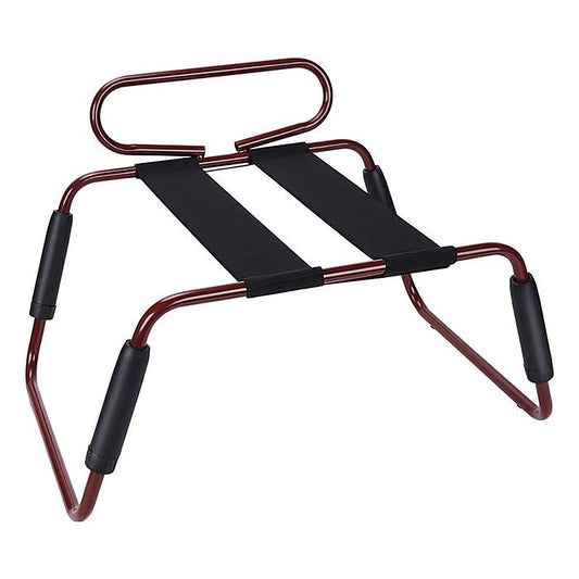 Daytona Adjustable Height Sex Chair With Handle Burgundy