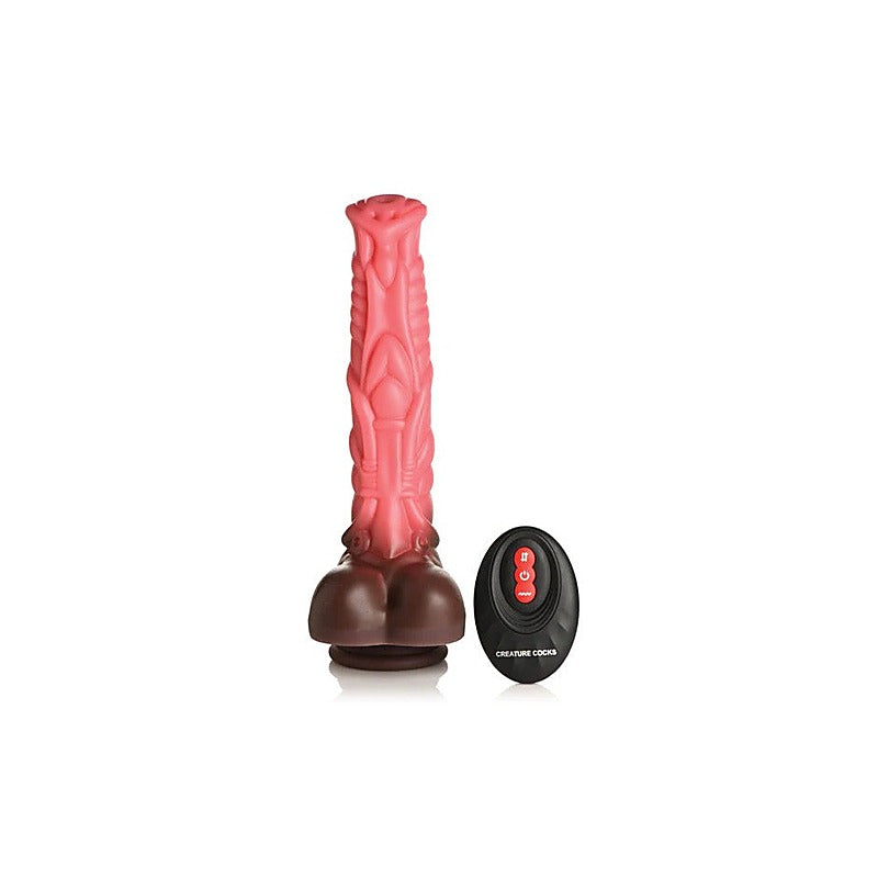 Creature Cocks Deluxe Centaur Thrusting & Vibrating Silicone Dildo - Vibrating Dildos