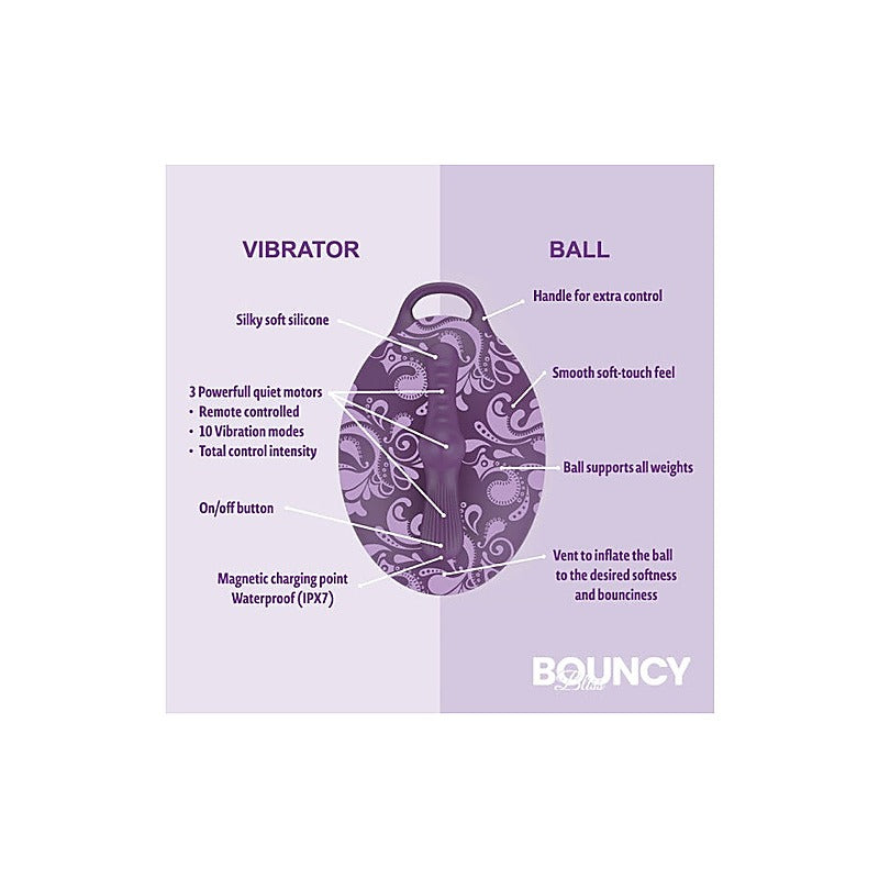Bouncy Bliss Classic Inflatable Sit On Massager Vibrator - Inflatable Dildos and Vibrators