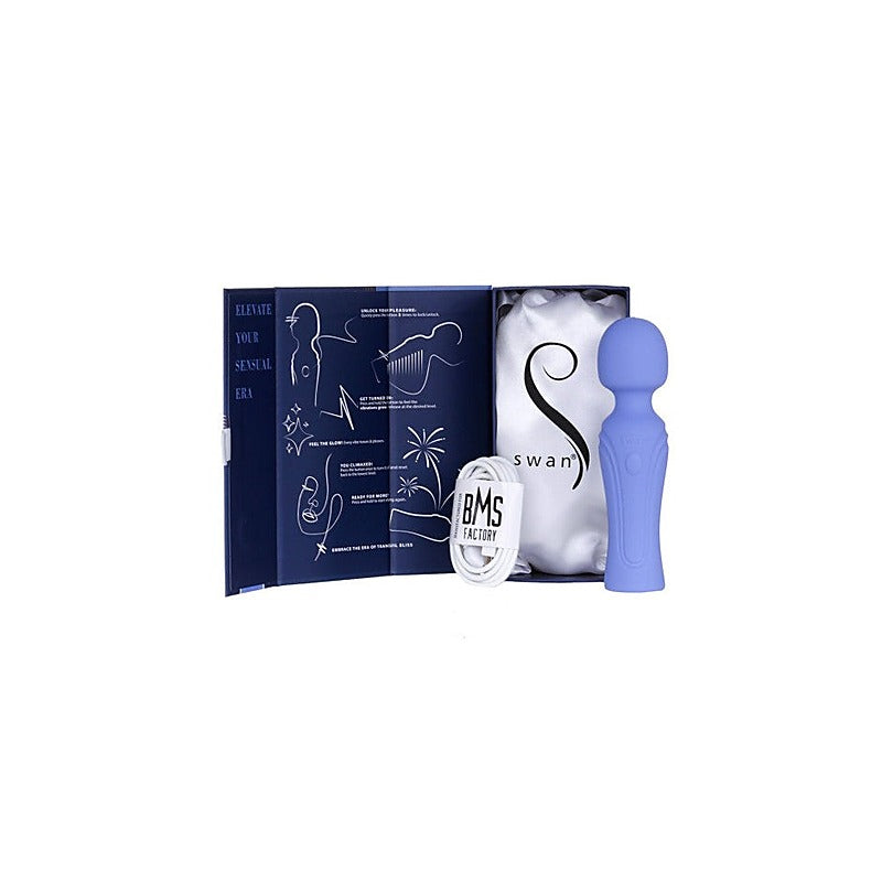 Swan Era Vibrating Body Wand Massager By Bms Factory - Body Wands