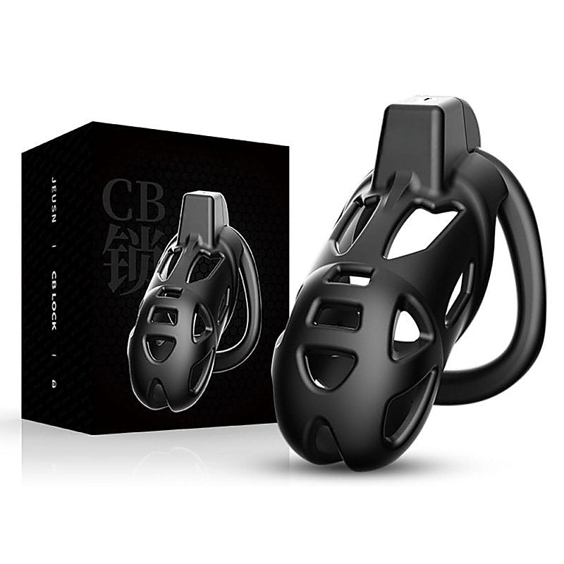 3D Ventilation Male Chastity Cock Cage Lock Set By Bdstyle - Male Chastity