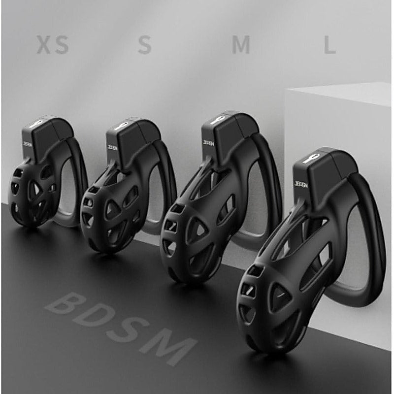 3D Ventilation Male Chastity Cock Cage Lock Set By Bdstyle - Male Chastity