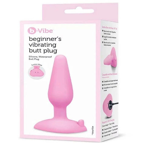 Beginners Silicone Vibrating Butt Plug By B-Vibe - Butt Plugs