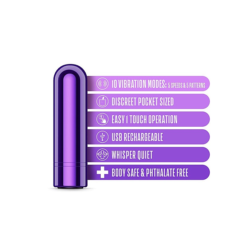 Kool Vibes 2.5" Rechargeable Mini Bullet By Blush Novelties - Bullet Vibrators