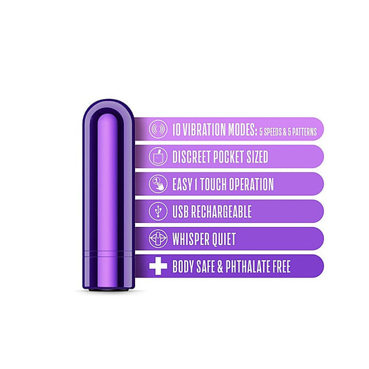 Blush Kool Vibes 2.5‚Äö√Ñ√π Rechargeable Mini Bullet Vibrator - Bullet Vibrators