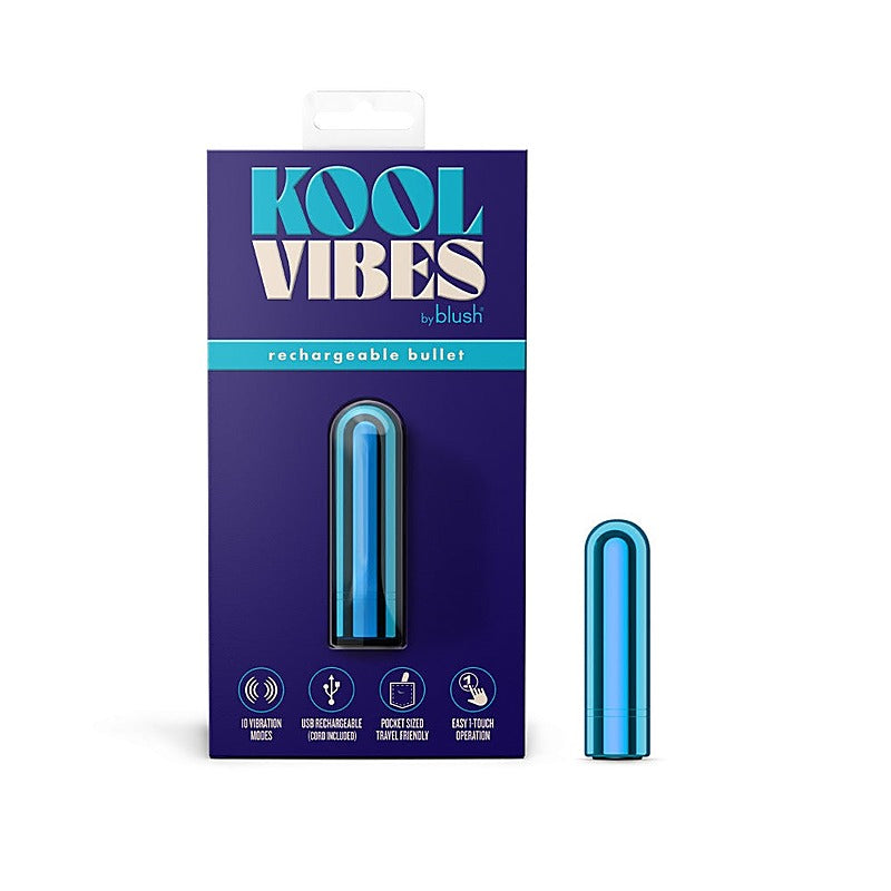Kool Vibes 2.5" Rechargeable Mini Bullet By Blush Novelties - Bullet Vibrators
