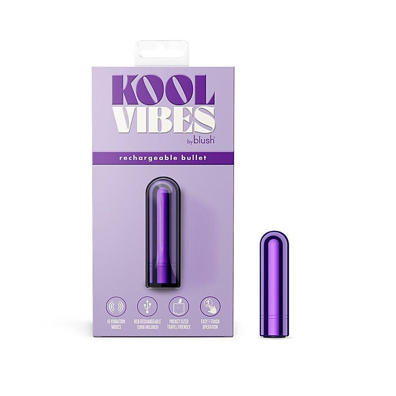 Kool Vibes 2.5" Rechargeable Mini Bullet By Blush Novelties - Bullet Vibrators
