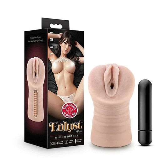 Blush EnLust Ayumi Vibrating Male Masturbator - Masturbators and Strokers