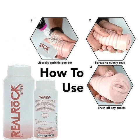 Shots Realrock Revive Refreshing Powder By Shots Toys - Adult Toy Cleaner