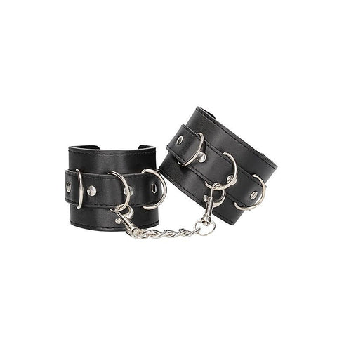 OUCH! BW Bonded Leather Hand or Ankle Cuffs by Shots Toys - Cuffs and Restraints