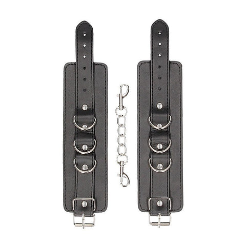 OUCH! BW Bonded Leather Hand or Ankle Cuffs by Shots Toys - Cuffs and Restraints