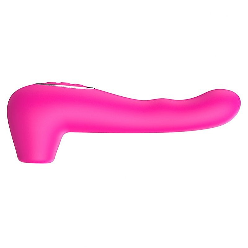 BDStyle Double Head Clitoral Suction Vibrator Rose - Clit Ticklers and Pulsators
