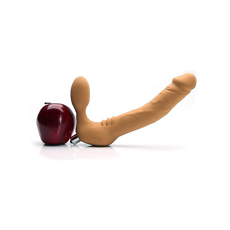 Real Vibrating Strapless Strap On Dildo By Tantus - Strap On Sextoys