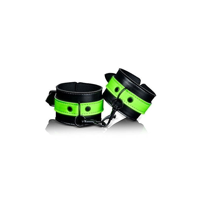 OUCH! Glow In The Dark Handcuffs Glow In Dark Restraints - Cuffs and Restraints
