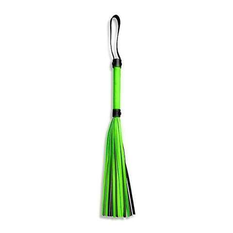 OUCH! Glow in Dark Flogger by Shots Toys - Whips And Crops
