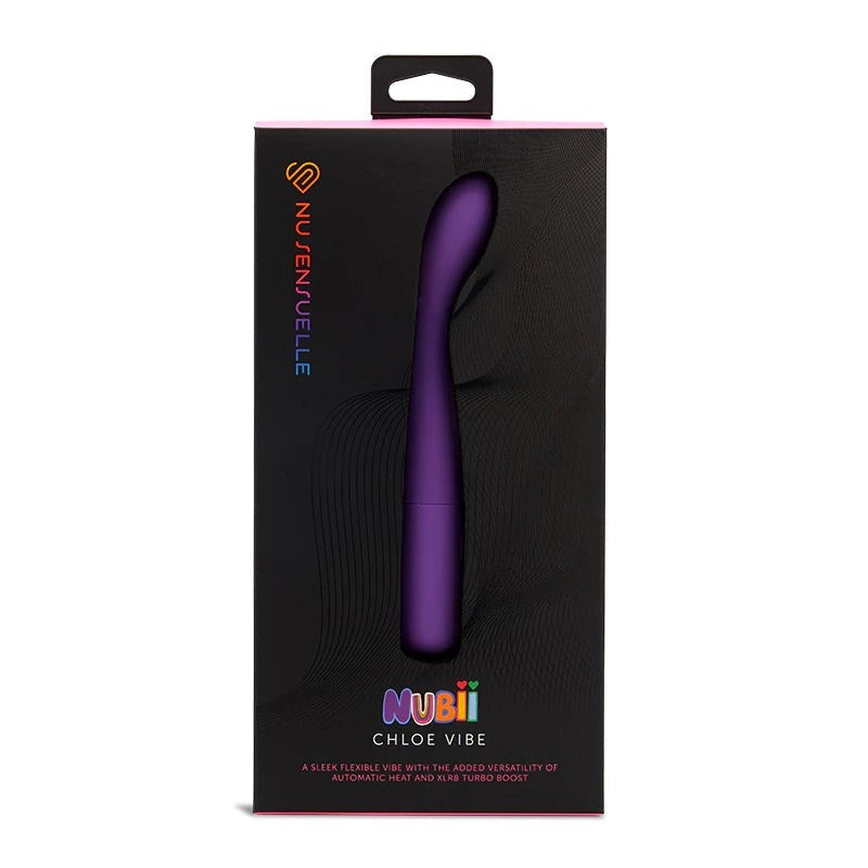 Nu Sensuelle Chloe Nubii Slim G-Spot Vibrator with Turbo and Heat - G-Spot Vibrators