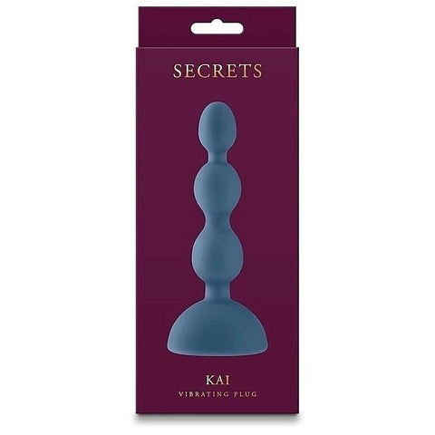 NS Novelties Secrets Kai Anal Vibrator Dark Teal - Anal Vibrators