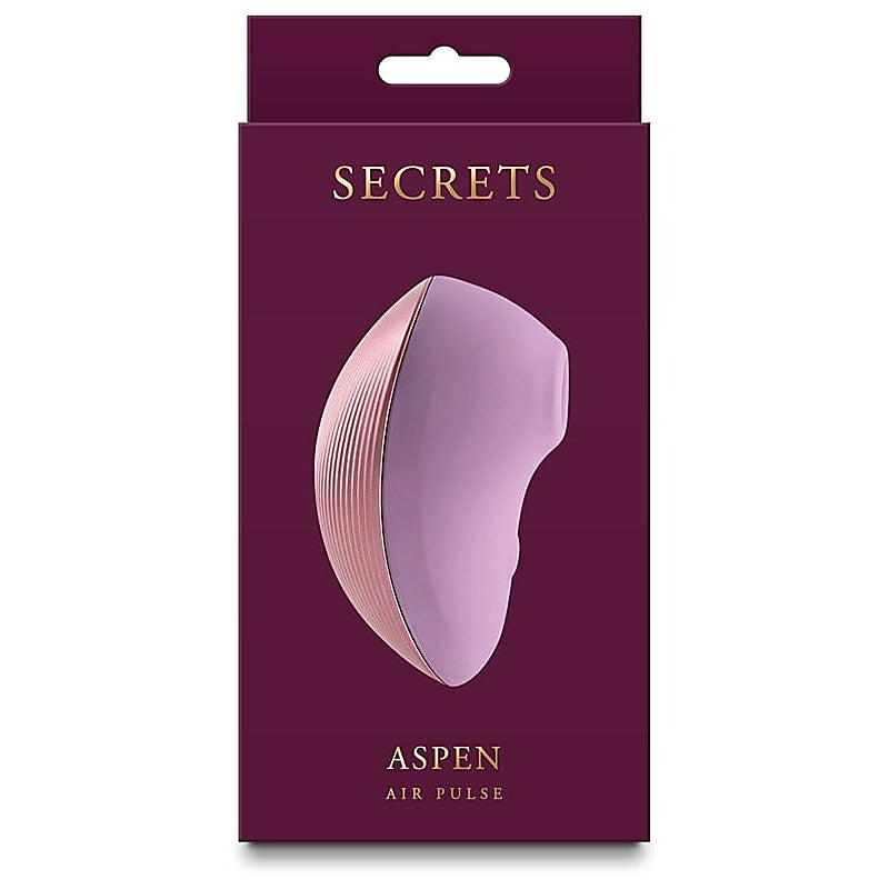 NS Novelties Secrets Aspen Clitoral Massager Lavender - Clit Ticklers and Pulsators