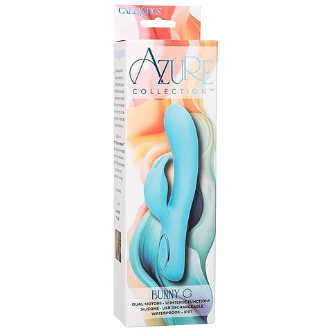 California Exotics Azure Collection Bunny G Spot Rabbit Vibrator - Rabbit Vibrators