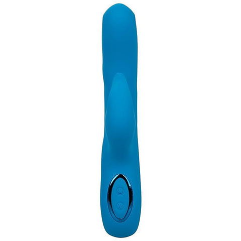 California Exotics Azure Collection Flutter G Spot Rabbit Massager - Rabbit Vibrators
