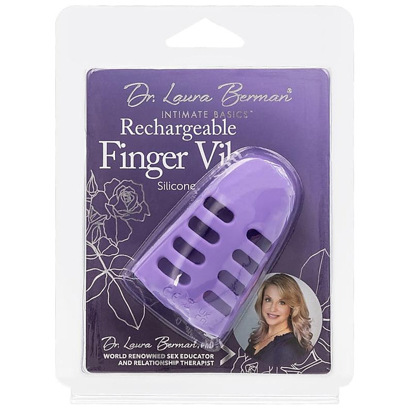 California Exotics Dr Laura Berman Rechargeable Finger Vibrator - Finger and Tongue Vibrators