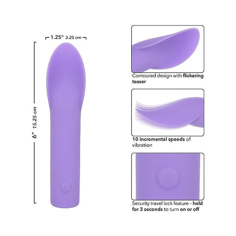 California Exotics Dr Laura Berman Rechargeable Flutter Massager - Clit Ticklers and Pulsators