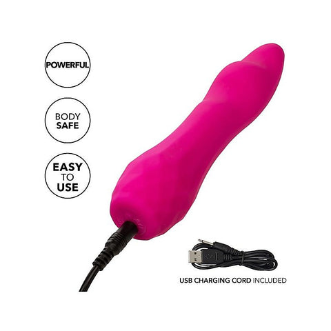 California Exotics Gia Curved Pleaser 12 Function G Spot Vibrator - G-Spot Vibrators
