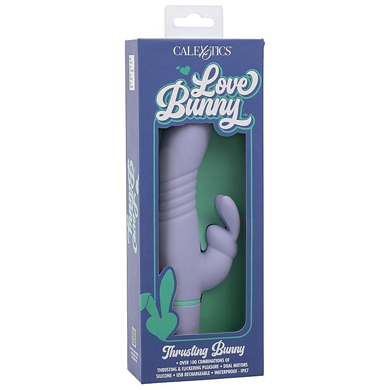 California Exotics Love Bunny Thrusting Bunny Adult Massager - Rabbit Vibrators