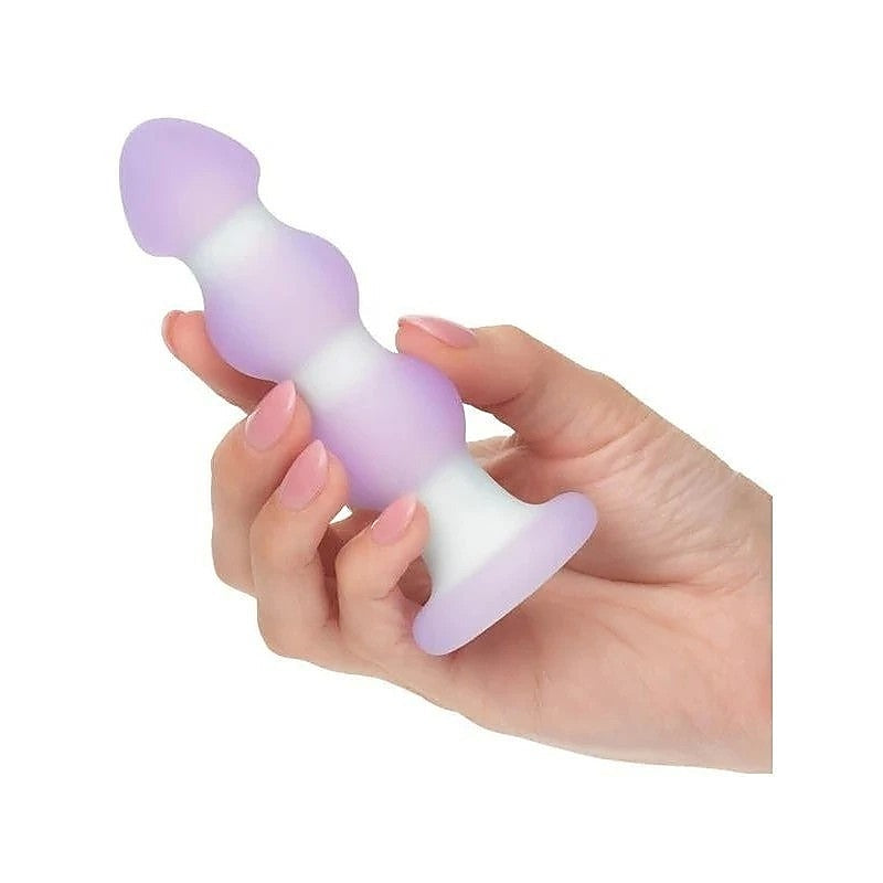 California Exotics Lavender Haze Beaded Vibrating Anal Probe - Butt Plugs