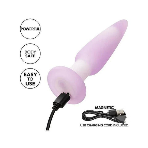 California Exotics Lavender Haze Slender Silicone Anal Probe - Butt Plugs