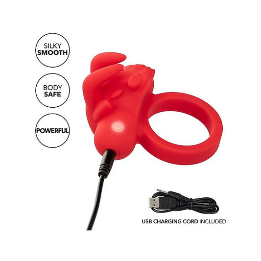 California Exotics Silicone Rechargeable The Matador Erection Enhancer Ring - Vibrating Cock Rings