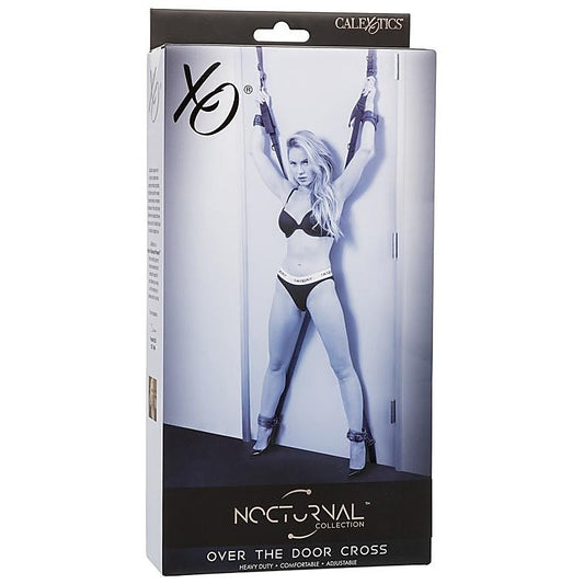 California Exotics Nocturnal Collection Over The Door Cross BDSM Restraints - Spreaders and Hangers