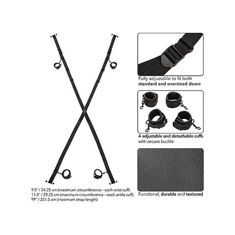 Over The Door Cross Bdsm Restraints By California Exotics - Spreaders and Hangers