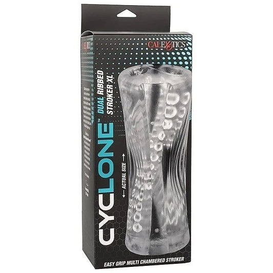 California Exotics Cyclone Dual Ribbed Realistic Mens Stroker XL