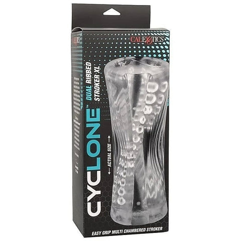 California Exotics Cyclone Dual Ribbed Realistic Mens Stroker XL
