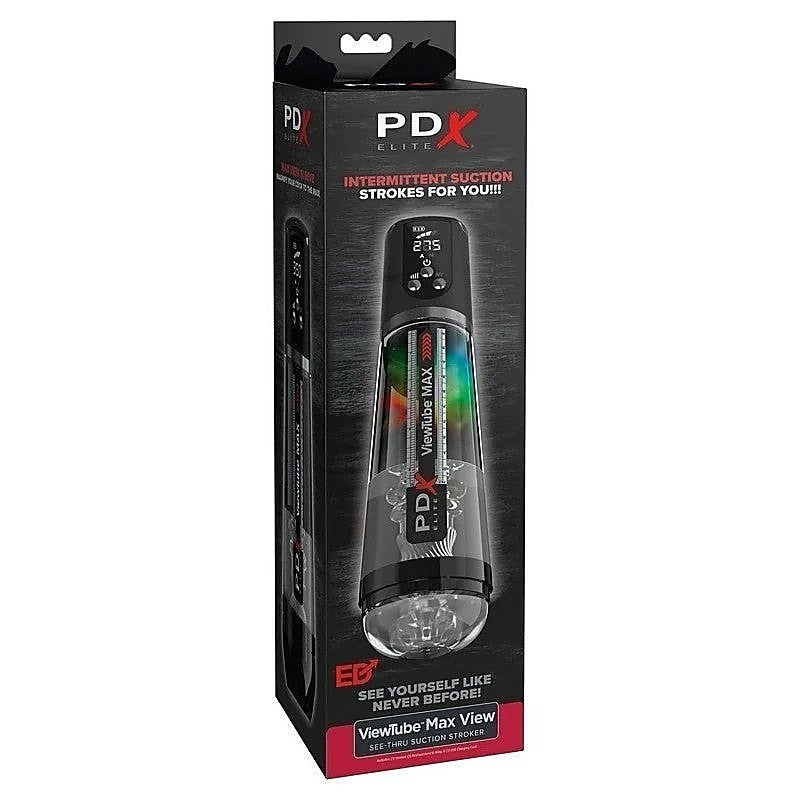 Pdx Elite Viewtube Max View Rechargeable Stroker - Masturbators and Strokers