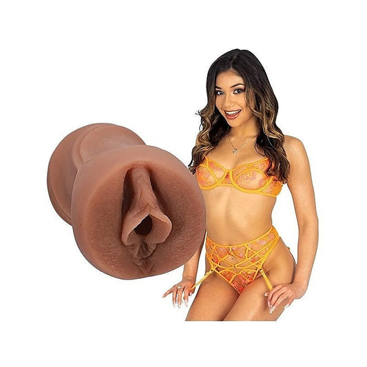 Doc Johnson Xxlayna Marie Pocket Pussy Stroker Caramel