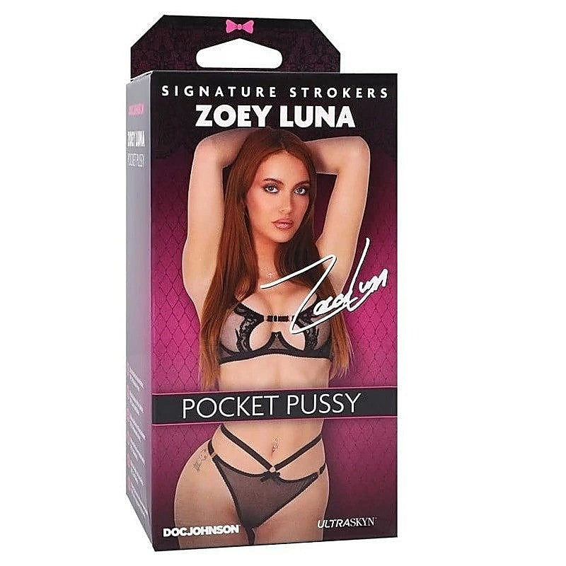 Zoey Luna Ultraskyn Pocket Pussy Masturbator By Doc Johnson - Masturbators and Strokers