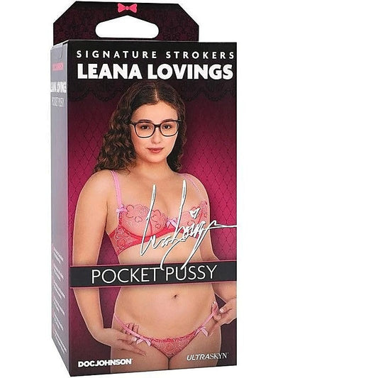 Doc Johnson Leana Lovings ULTRASKYN Pocket Pussy Stroker