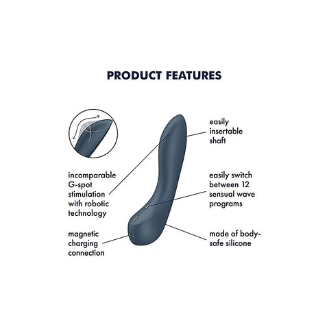 Wave 4 Silicone G Spot Vibrator By Satisfyer - G-Spot Vibrators