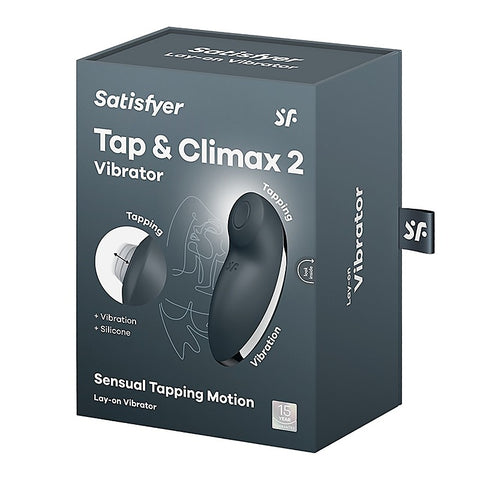 Tap And Climax 2 Clitoral Massager By Satisfyer - Clit Ticklers and Pulsators