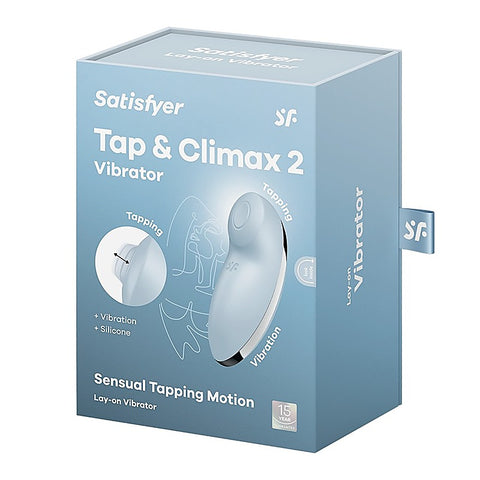 Tap And Climax 2 Clitoral Massager By Satisfyer - Clit Ticklers and Pulsators
