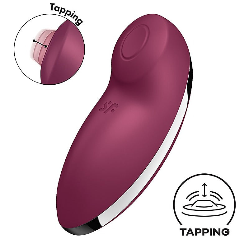 Tap And Climax 2 Clitoral Massager By Satisfyer - Clit Ticklers and Pulsators