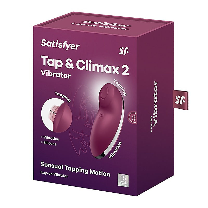 Tap And Climax 2 Clitoral Massager By Satisfyer - Clit Ticklers and Pulsators