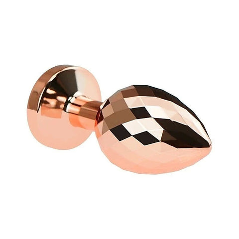 Golden Gemmed Medium Metal Butt Plug By Bdstyle - Butt Plugs